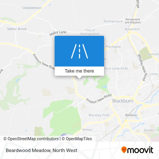 Beardwood Meadow map