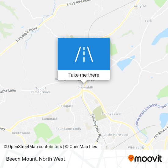 Beech Mount map