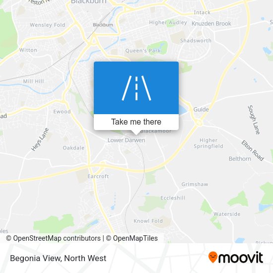 Begonia View map