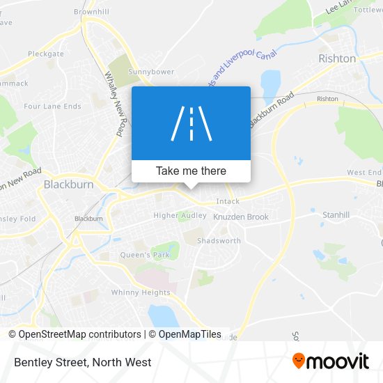 Bentley Street map