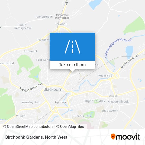Birchbank Gardens map