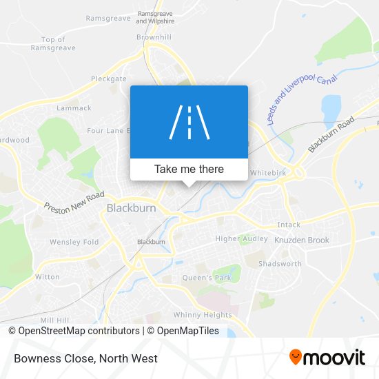 Bowness Close map