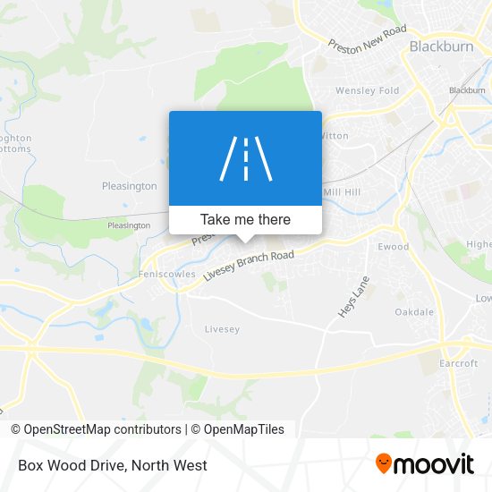 Box Wood Drive map