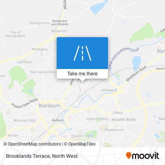 Brooklands Terrace map