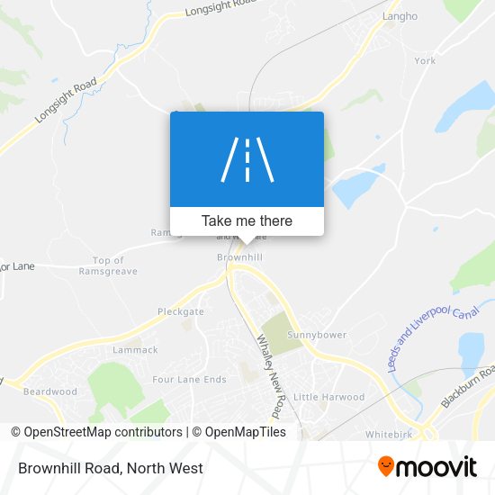 Brownhill Road map