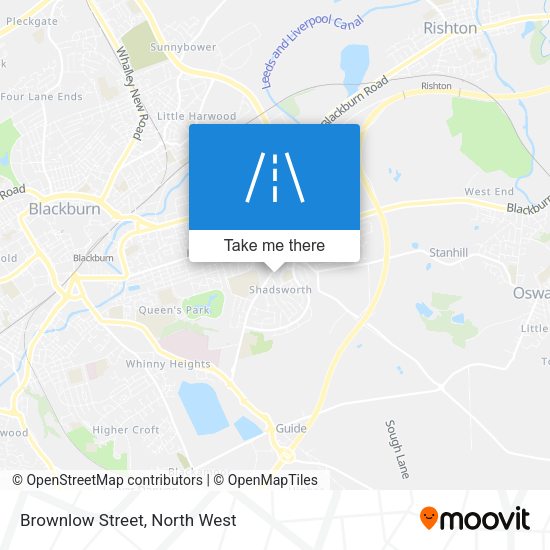 Brownlow Street map