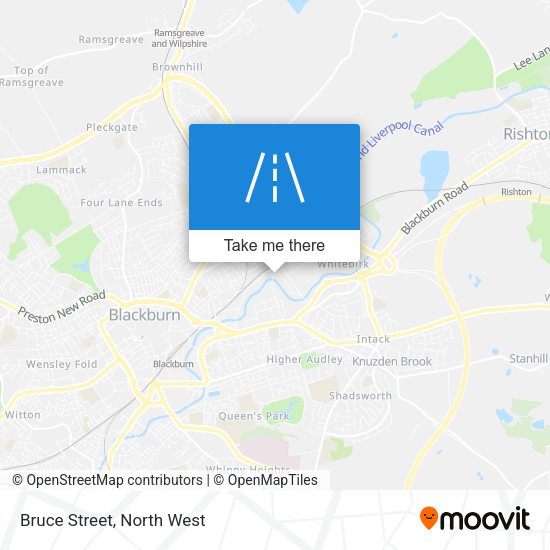 Bruce Street map