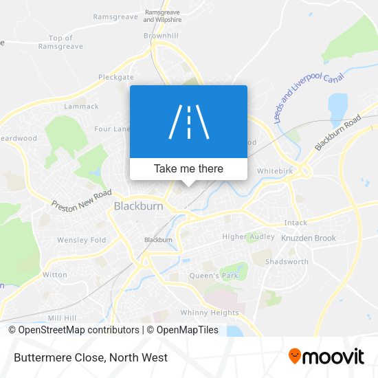 Buttermere Close map