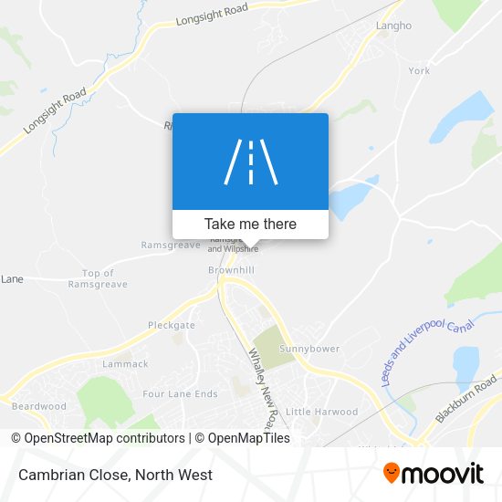 Cambrian Close map
