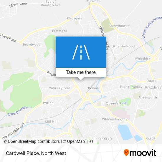 Cardwell Place map
