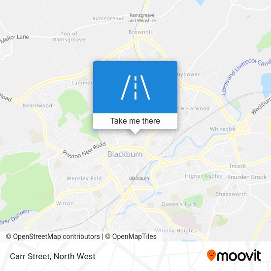 Carr Street map