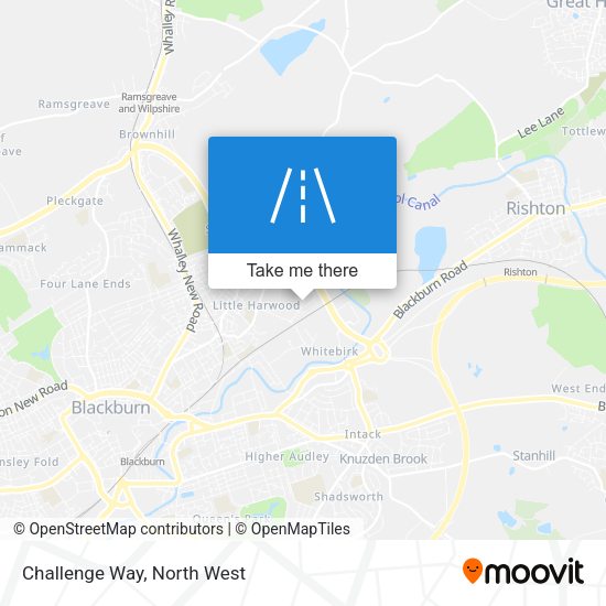 Challenge Way map
