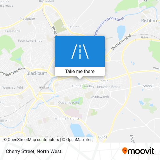 Cherry Street map