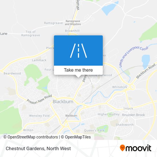 Chestnut Gardens map