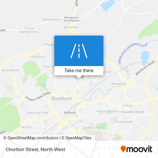 Chorlton Street map
