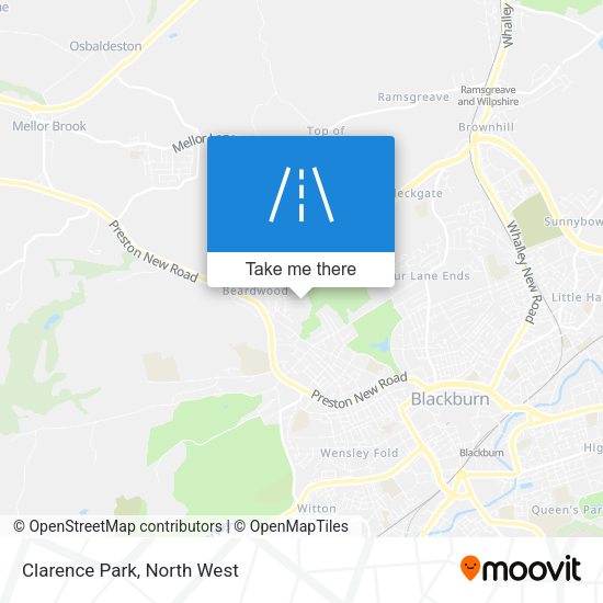 Clarence Park map