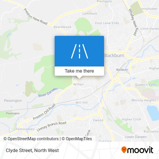 Clyde Street map