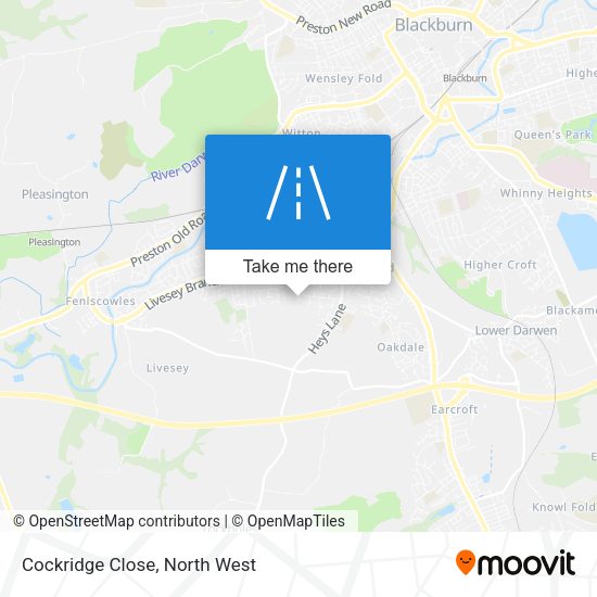 Cockridge Close map