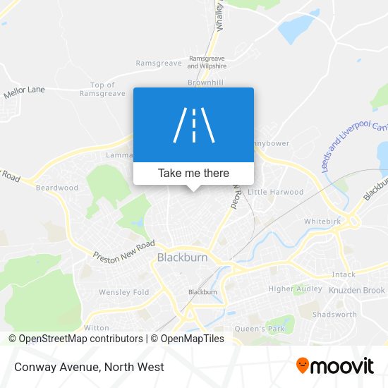 Conway Avenue map