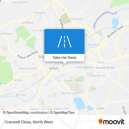 Cranwell Close map