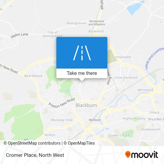 Cromer Place map