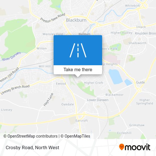 Crosby Road map