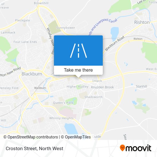 Croston Street map