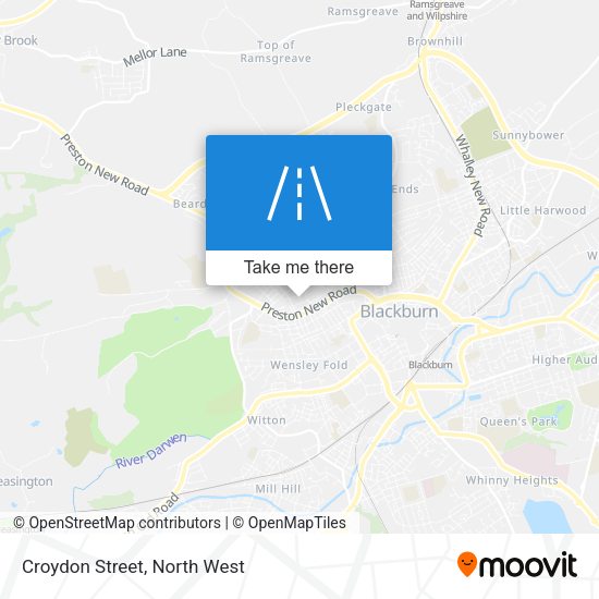 Croydon Street map