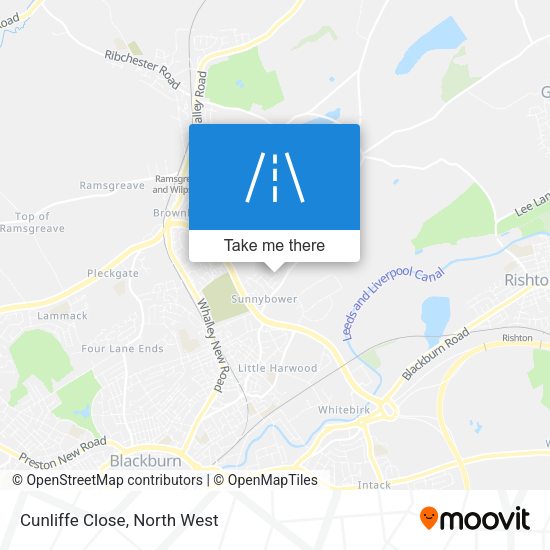Cunliffe Close map