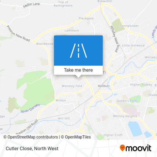 Cutler Close map