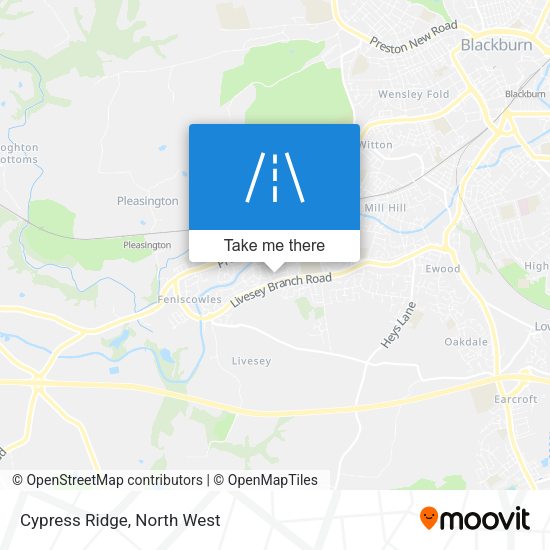 Cypress Ridge map