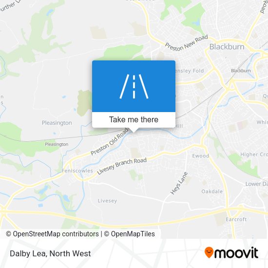 Dalby Lea map