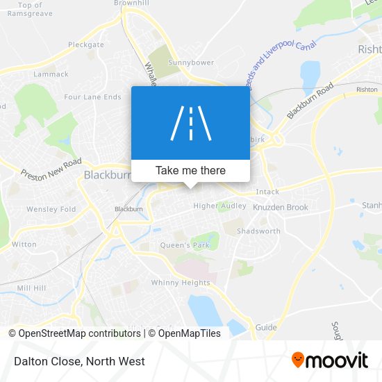 Dalton Close map
