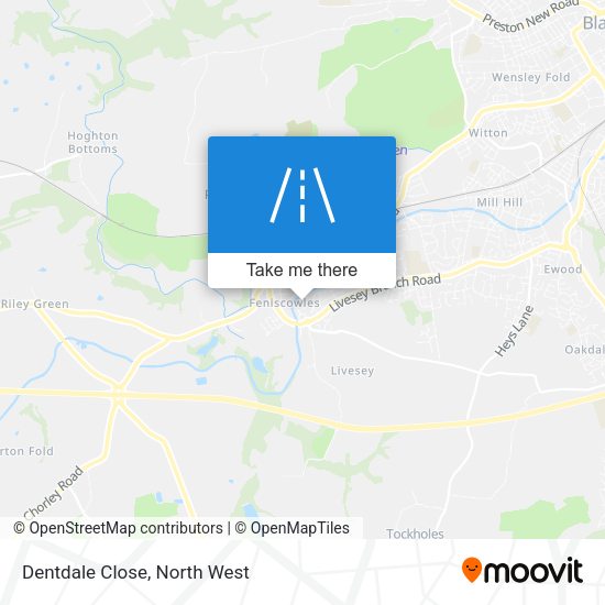 Dentdale Close map