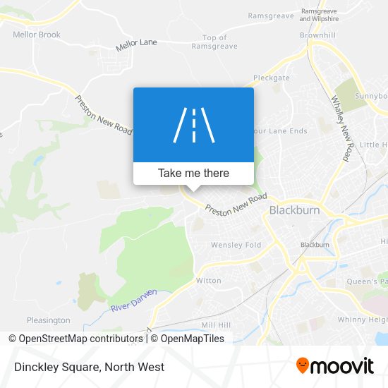 Dinckley Square map