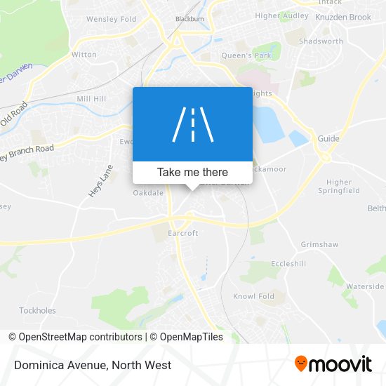 Dominica Avenue map