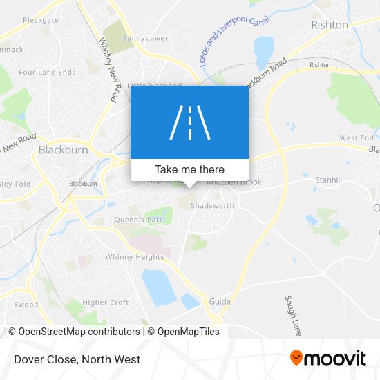 Dover Close map