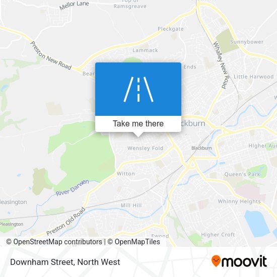 Downham Street map