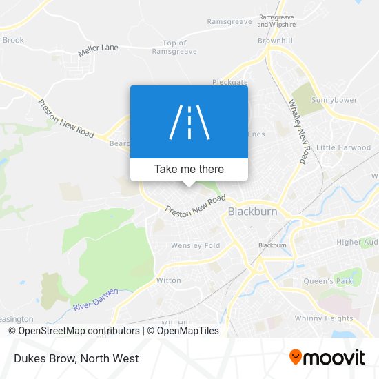 Dukes Brow map