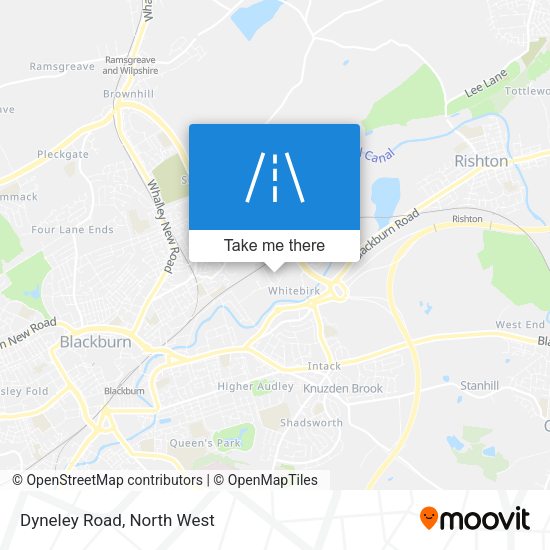 Dyneley Road map