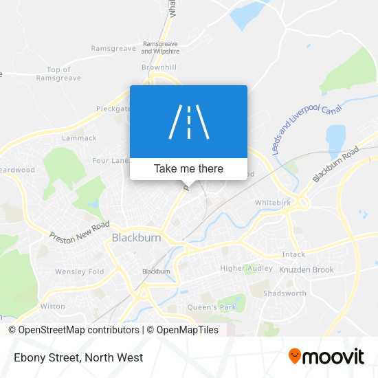 Ebony Street map