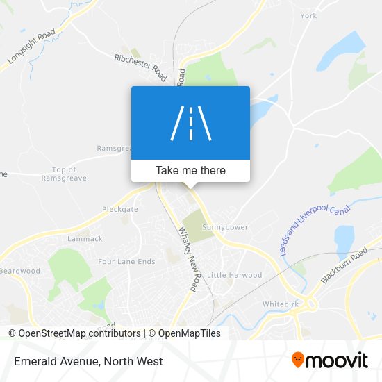 Emerald Avenue map