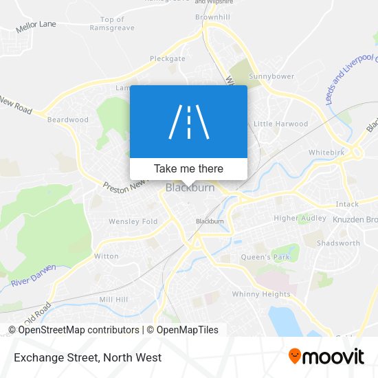 Exchange Street map