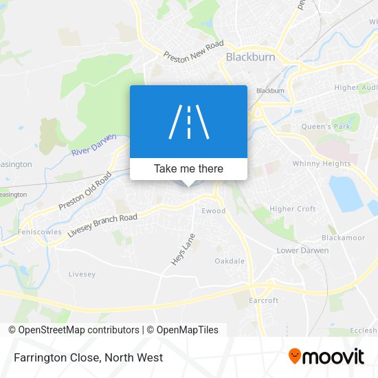 Farrington Close map