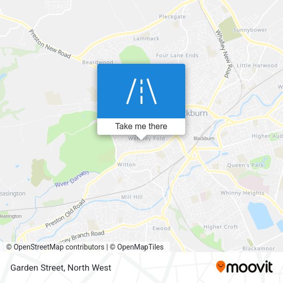 Garden Street map