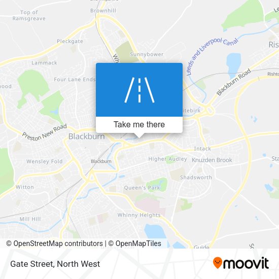Gate Street map