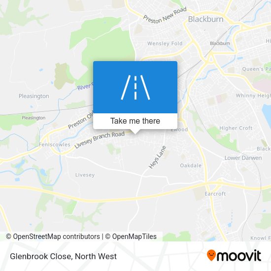 Glenbrook Close map