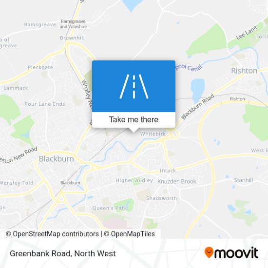 Greenbank Road map