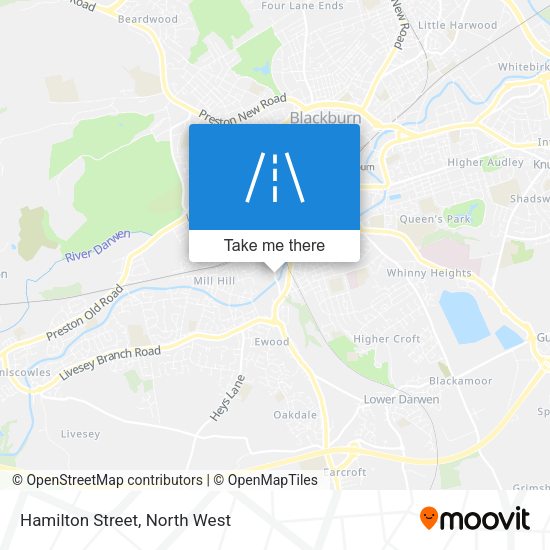 Hamilton Street map