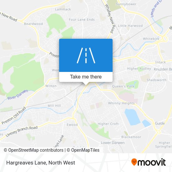 Hargreaves Lane map